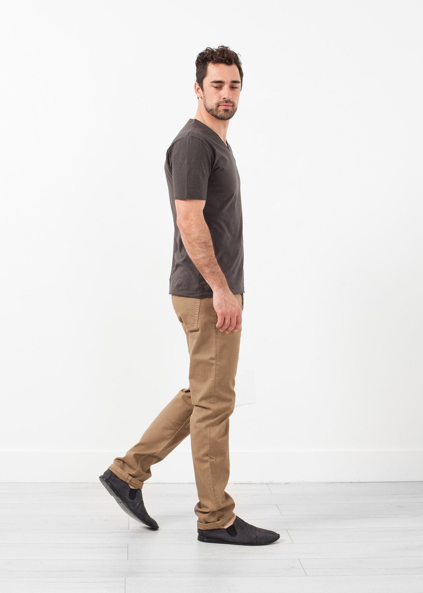 Alex Twill Pant in Sand Brown